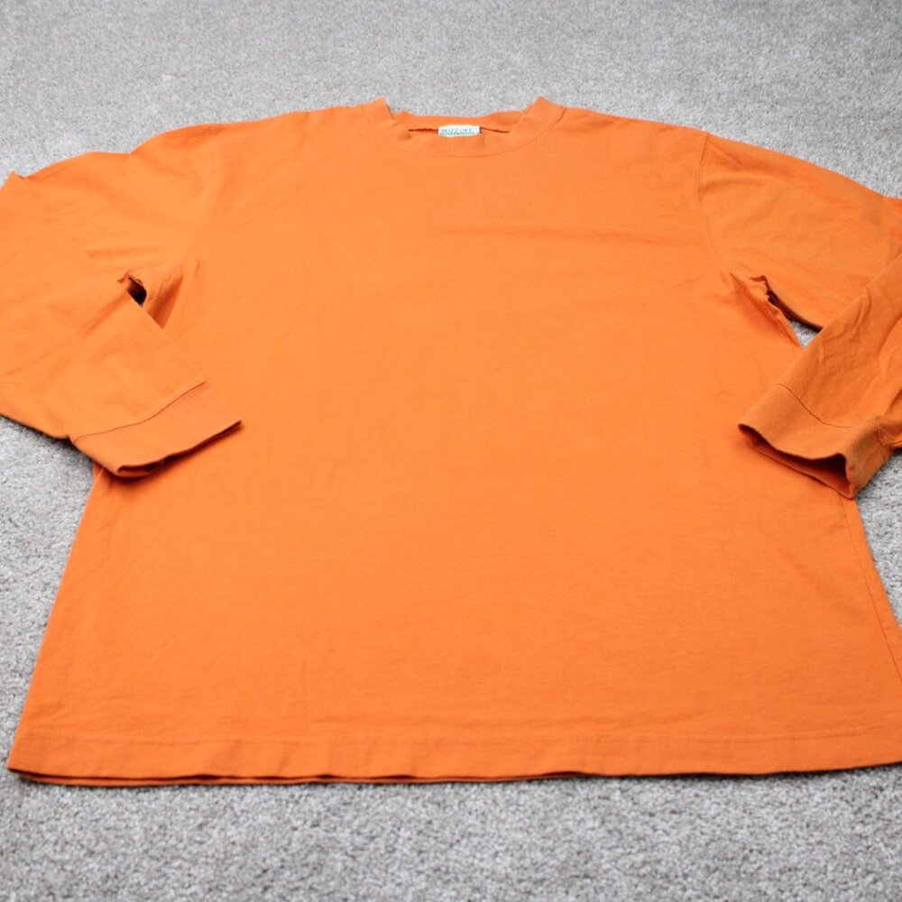 L.L. Bean Buzz Off Shirt Mens Large Orange Insect Shield‎ Cotton Long Sleeve - Picture 3 of 14